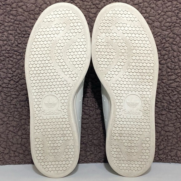 Adidas Originals Stan Smith Men Grey/Navy Classic Low Sneakers Shoes SZ US M6/W7 - Picture 9 of 12